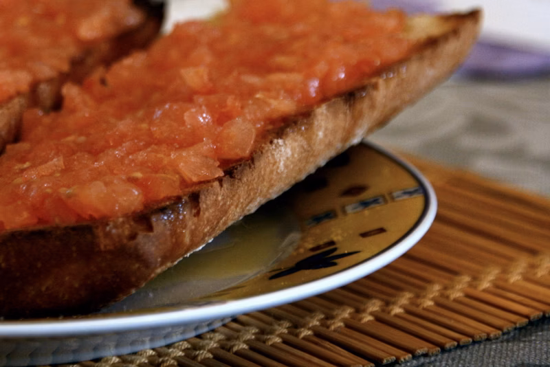Tostada de tomate