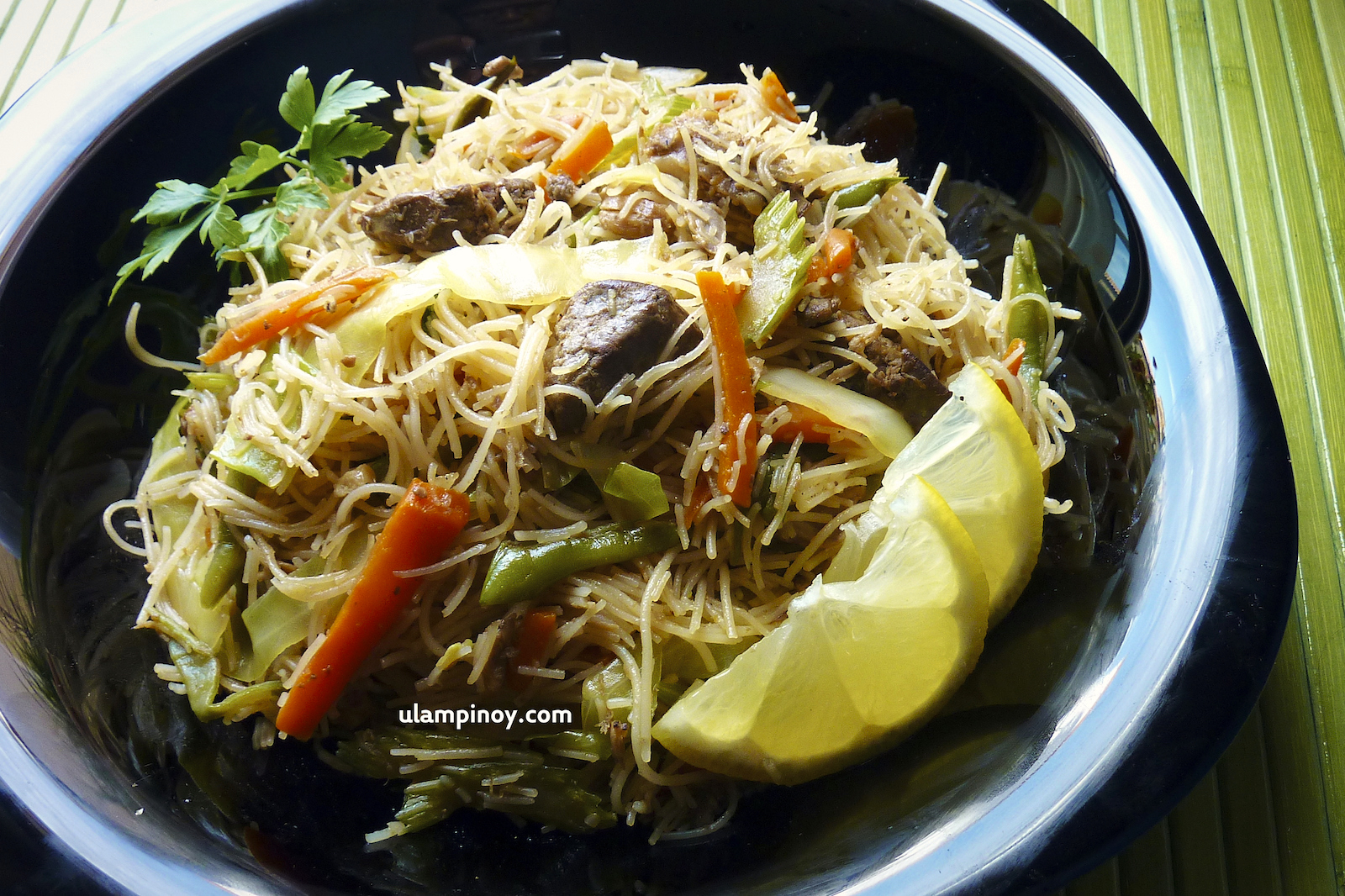 Tasty pancit bihon guisado