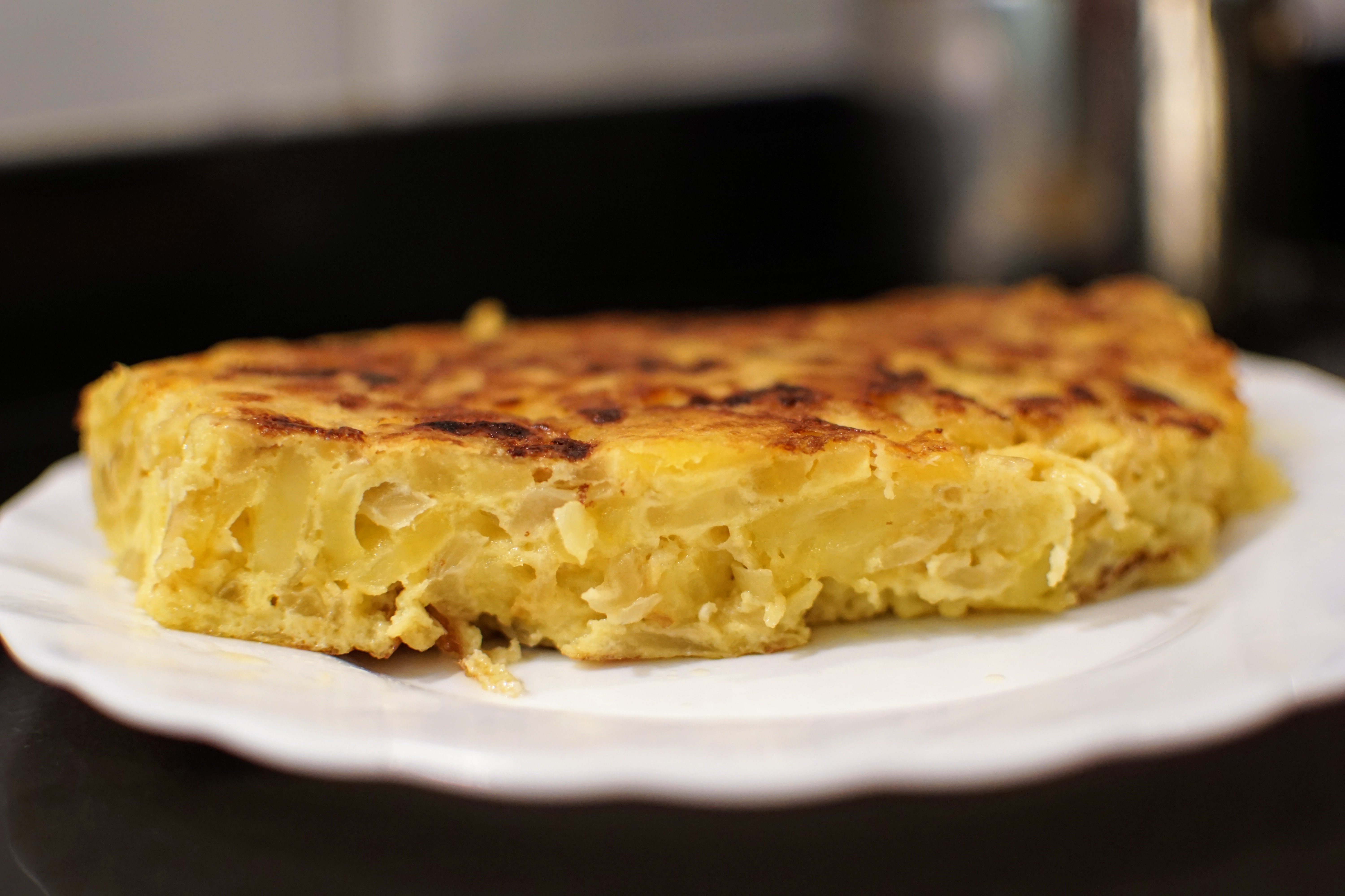 A slice of Spanish tortilla