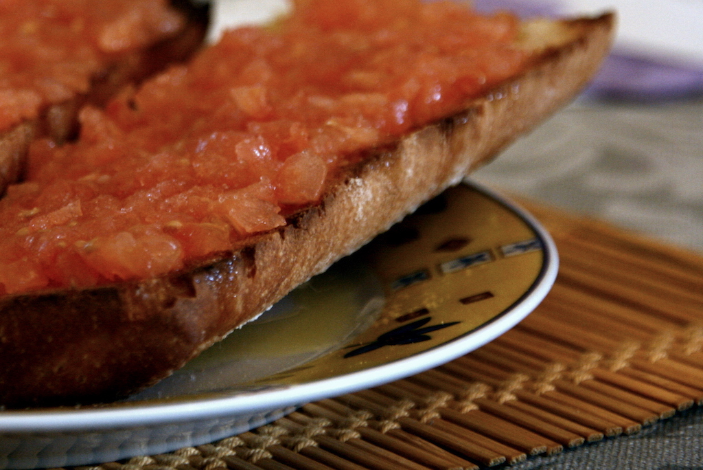 Tostada de tomate